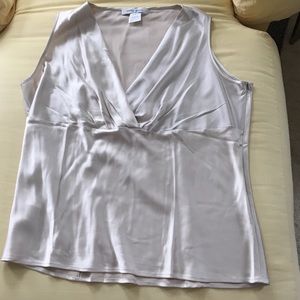 Marina Rinaldi silk tank top.